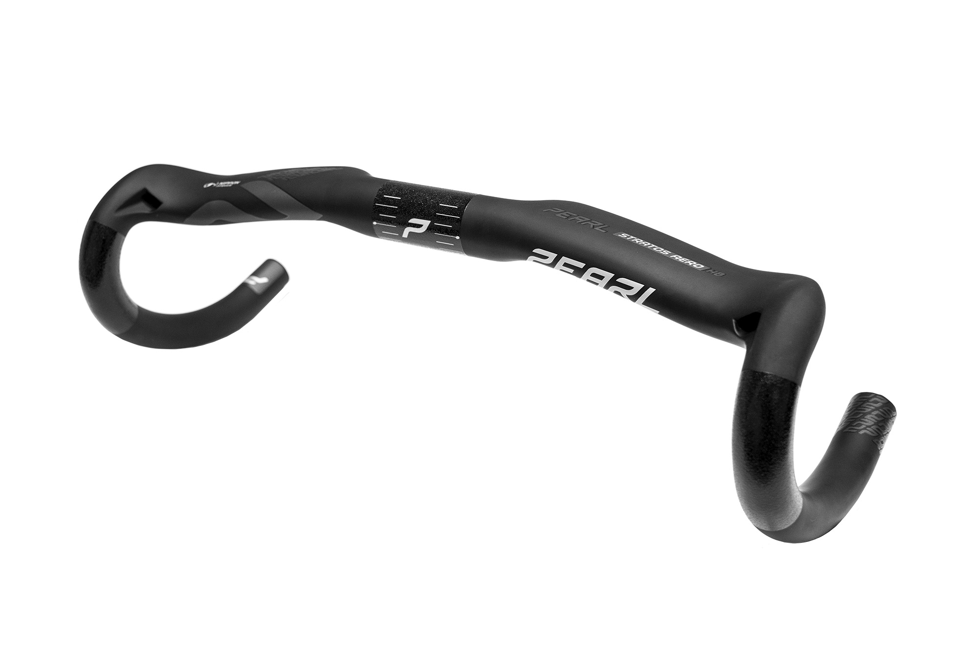 แฮนด์เสือหมอบคาร์บอนแอร์โร่ Pearl STRATOS Road Aero Handlebar