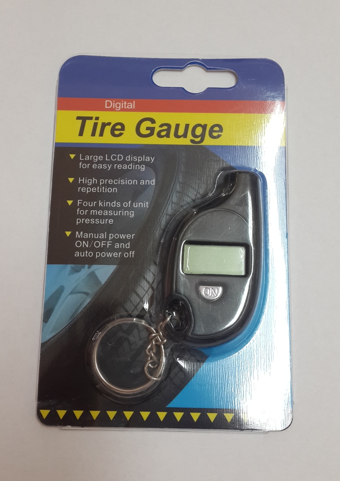 ที่วัดลมยางแบบพกพา Digital mini tire Gauge VT-708 (หัวมอเตอร์ไซค์)