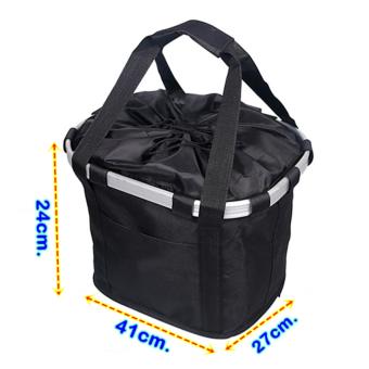 JADE E-JD3017 FABRIC FRONT BASKET, 27X41X24CM.