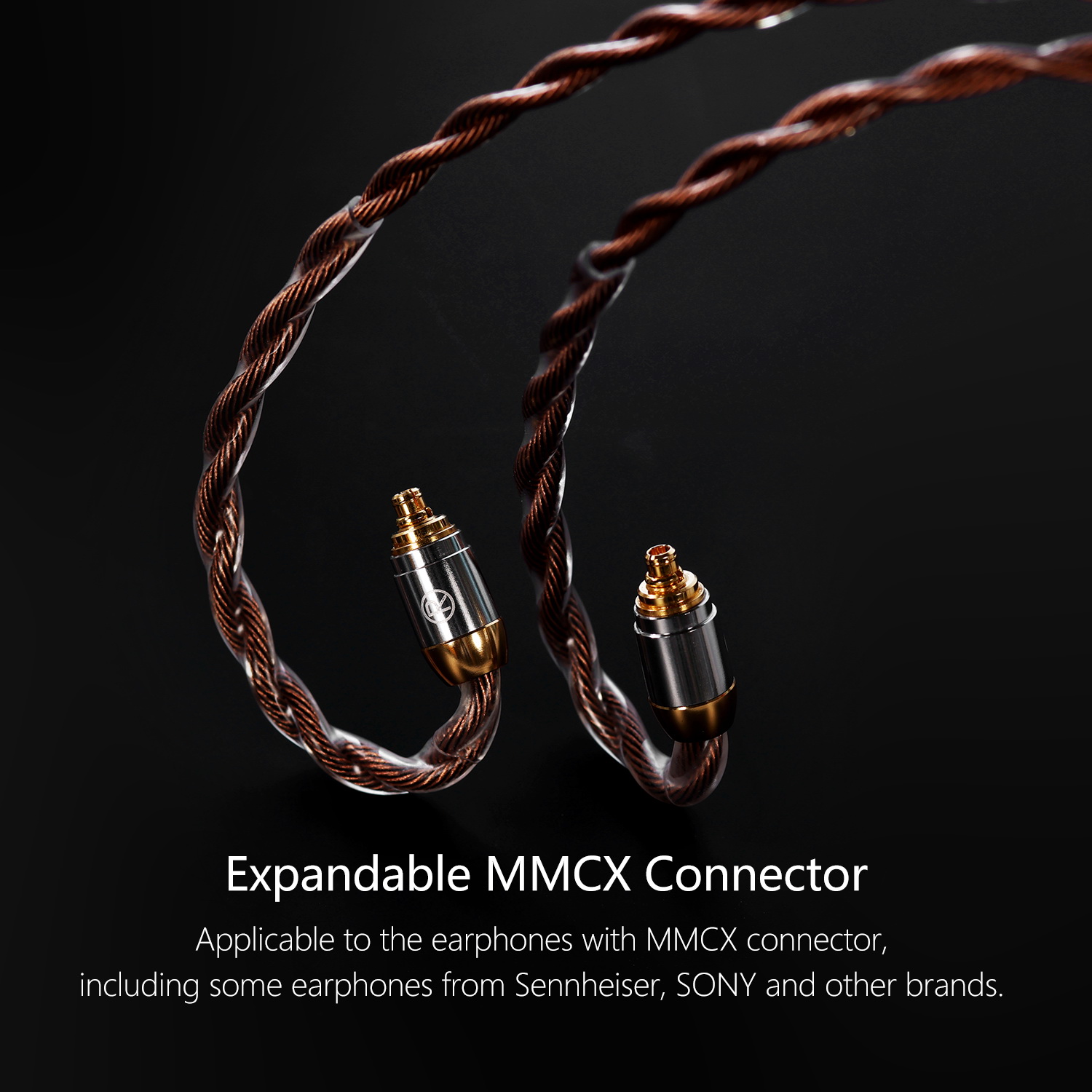 DD BC130B สายอัพเกรดหูฟัง OCC หุ้มฉนวน สายถักมือระดับเทพ