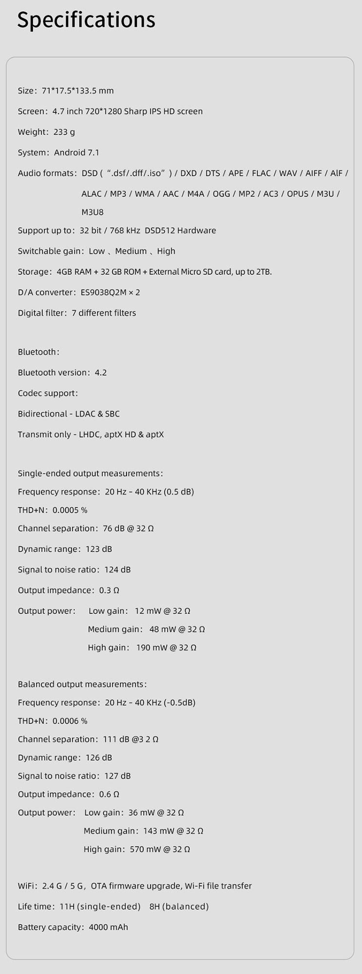 Shanling M6 2021 (รุ่นปกติ) Dap พกพารองรับ Dual Hi-Res ประกันศูนย์ไทย