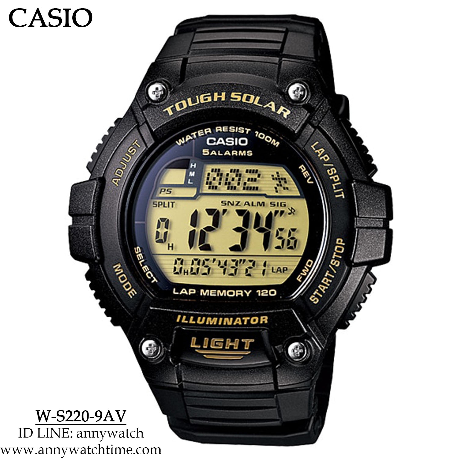 CASIO W-S220-9AV