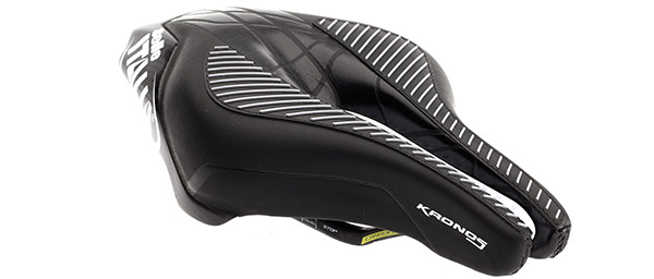 SELLE ITALIA อานนั่ง, KRONOS TEKNO FLOW, ขนาด L, สีดำ (Time Trial), L1/2/3