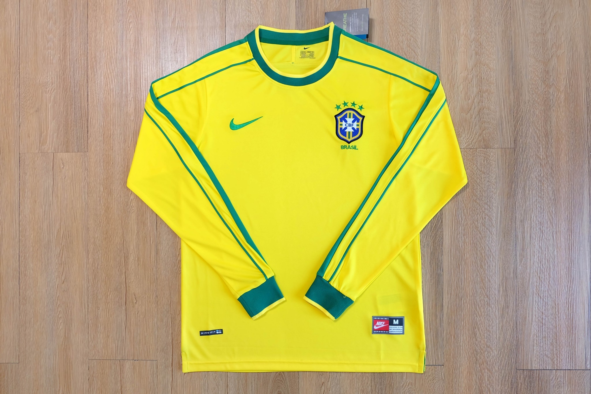 BRAZIL 1998 Vintage Jersey เสื้อฟุตบอลทีมชาติบราซิลย้อนยุค