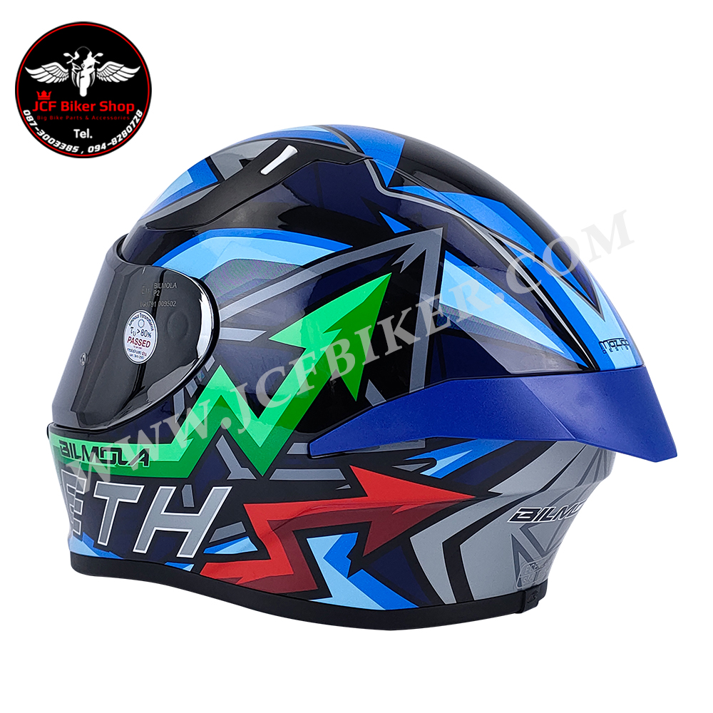 หมวกกันน็อคเต็มใบ หมวกกันน็อค Bilmola รุ่น Rapid RS ลาย ETH
