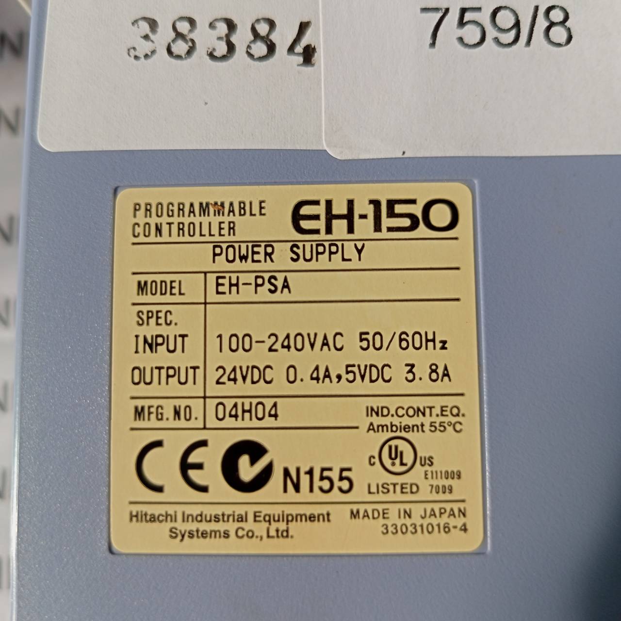 EH-PSA POWER SUPPLY " HITACHI "