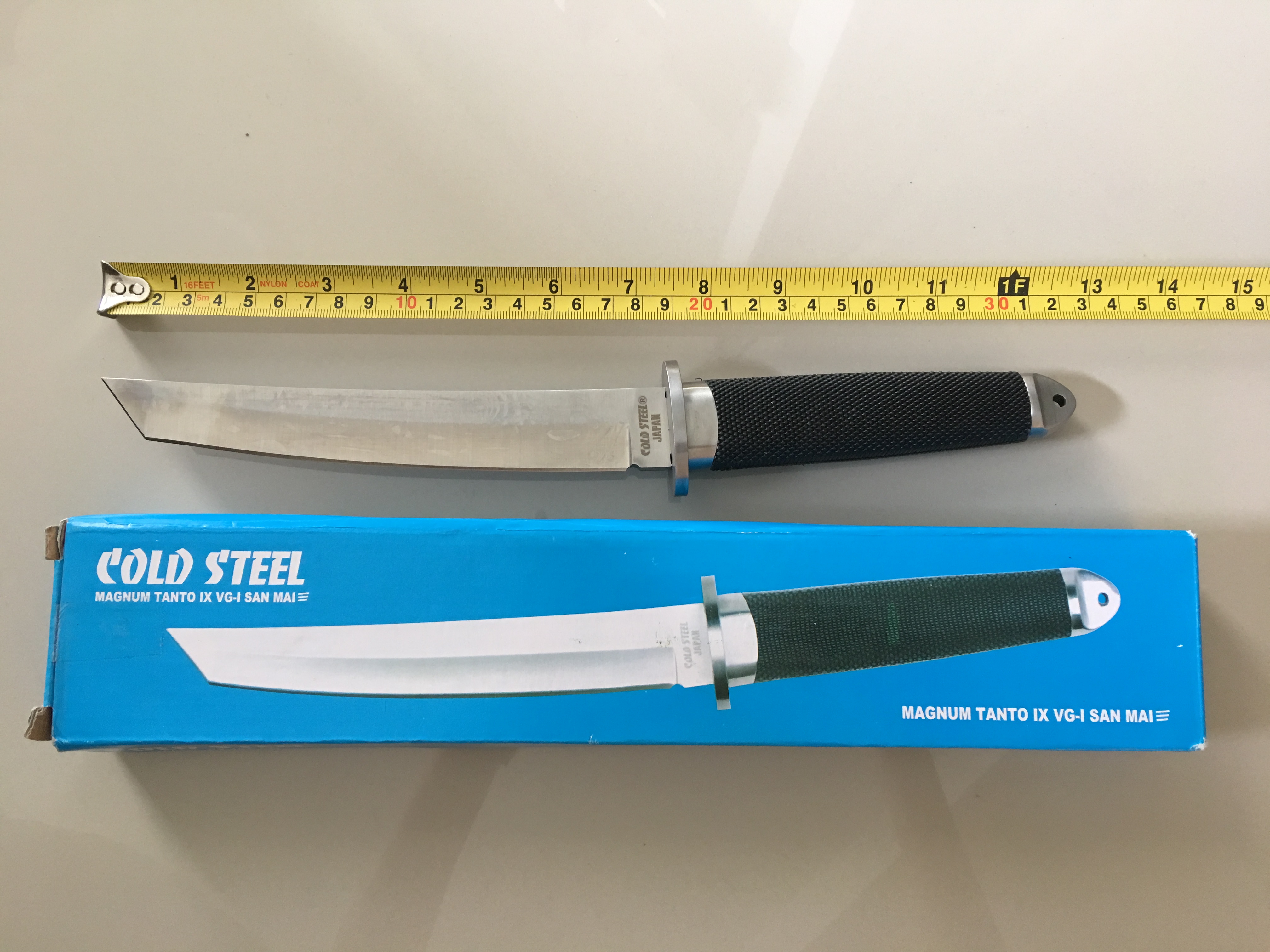 มีดคว้านท้อง COLD STEEL Magnum Tanto II ขนาด11 6/8 นิ้ว Full Tang (OEM) A+