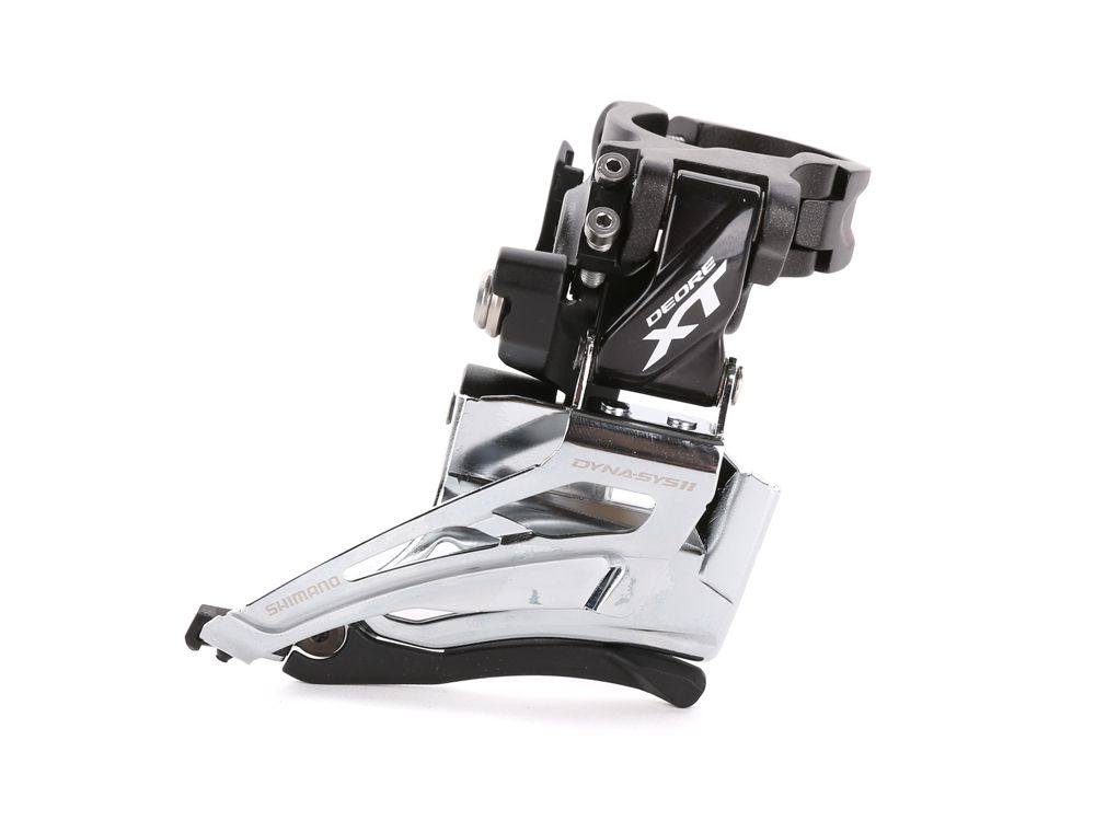 สับจาน XT, FD-M8025-H, 11-SPD, จาน 2 ชั้น, รัดบน, 31.8MM/34.9MM, Dual-Pull