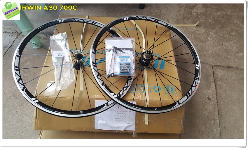 ชุดล้อเสือหมอบ IRWIN A30 ROAD WHEELSET อลูมิเนียม (Taiwan) ซี่แบน