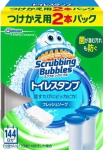 SC Johnson Scrubbing Bubbles เจลกลิ่นหอมติดโถสุขภัณท์ 1 ปั๊ม หอมนาน 12 วัน