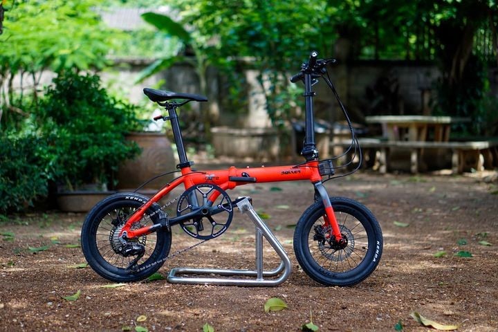 จักรยานพับได้ BACKER X-LITE PLUS วงล้อ 20 นิ้ว เฟรมอลู เกียร์ชิมาโน่ 105 mix 2021