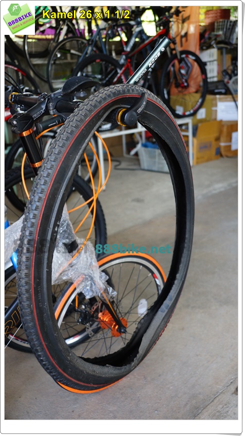 ยางนอกจักรยาน ยางเสือภูเขา Camel 26x1 1/2 ยางไปรษณีย์ (ค่าส่ง 150บาท) จักรยานไปรษณีย์ ยางมีปีก
