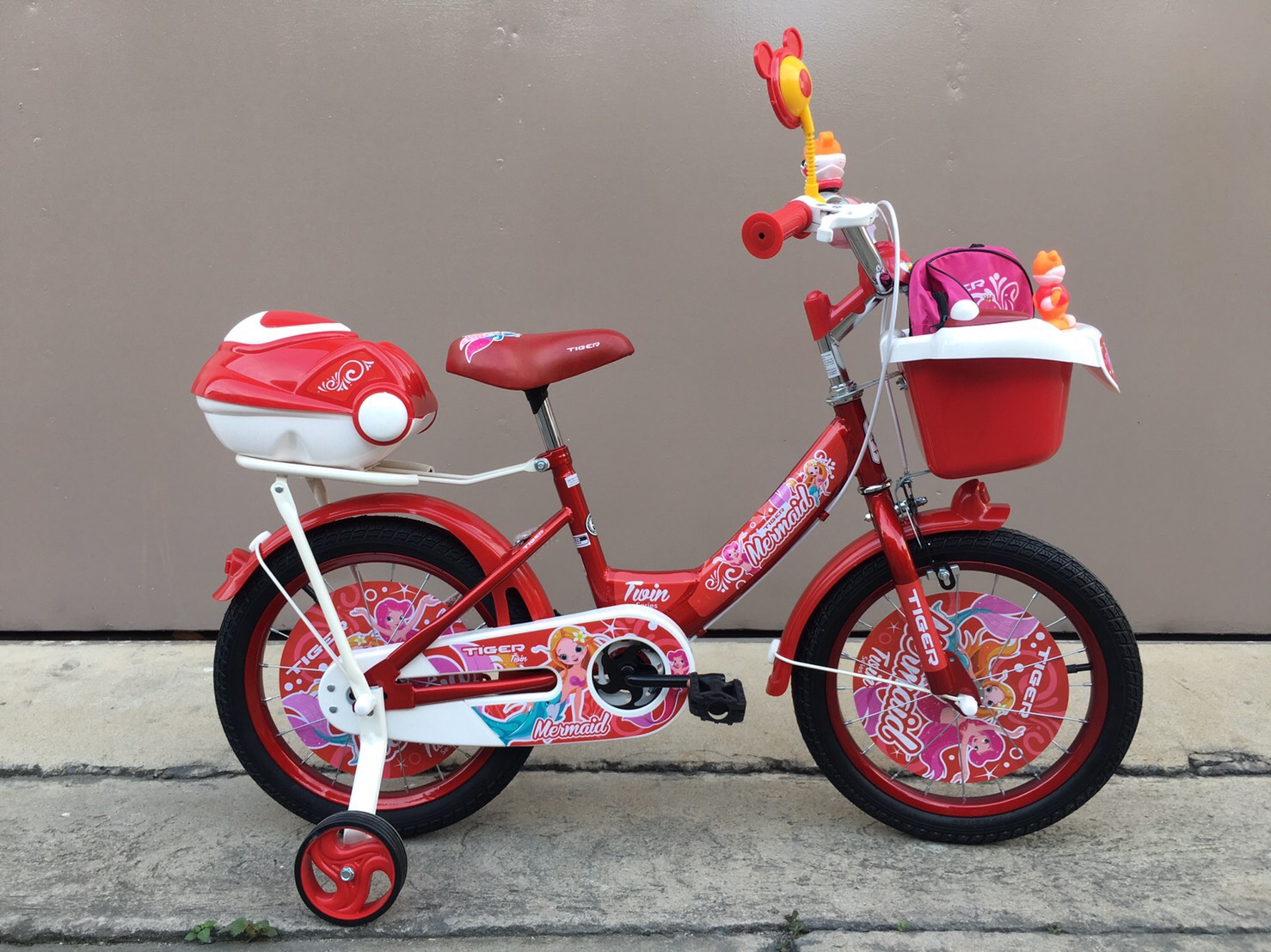 จักรยาน TIGER Kids Bike 16" รุ่น Ella2 + แถมกระเป๋า