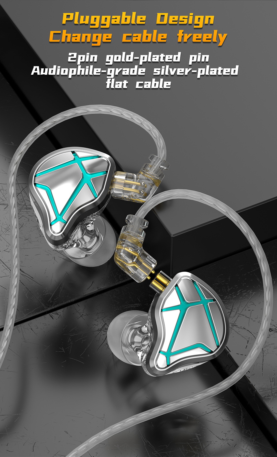 KZ ESX หูฟัง Super Dynamic ไดรเวอร์ ผลึกเหลว ประกันศูนย์ไทย