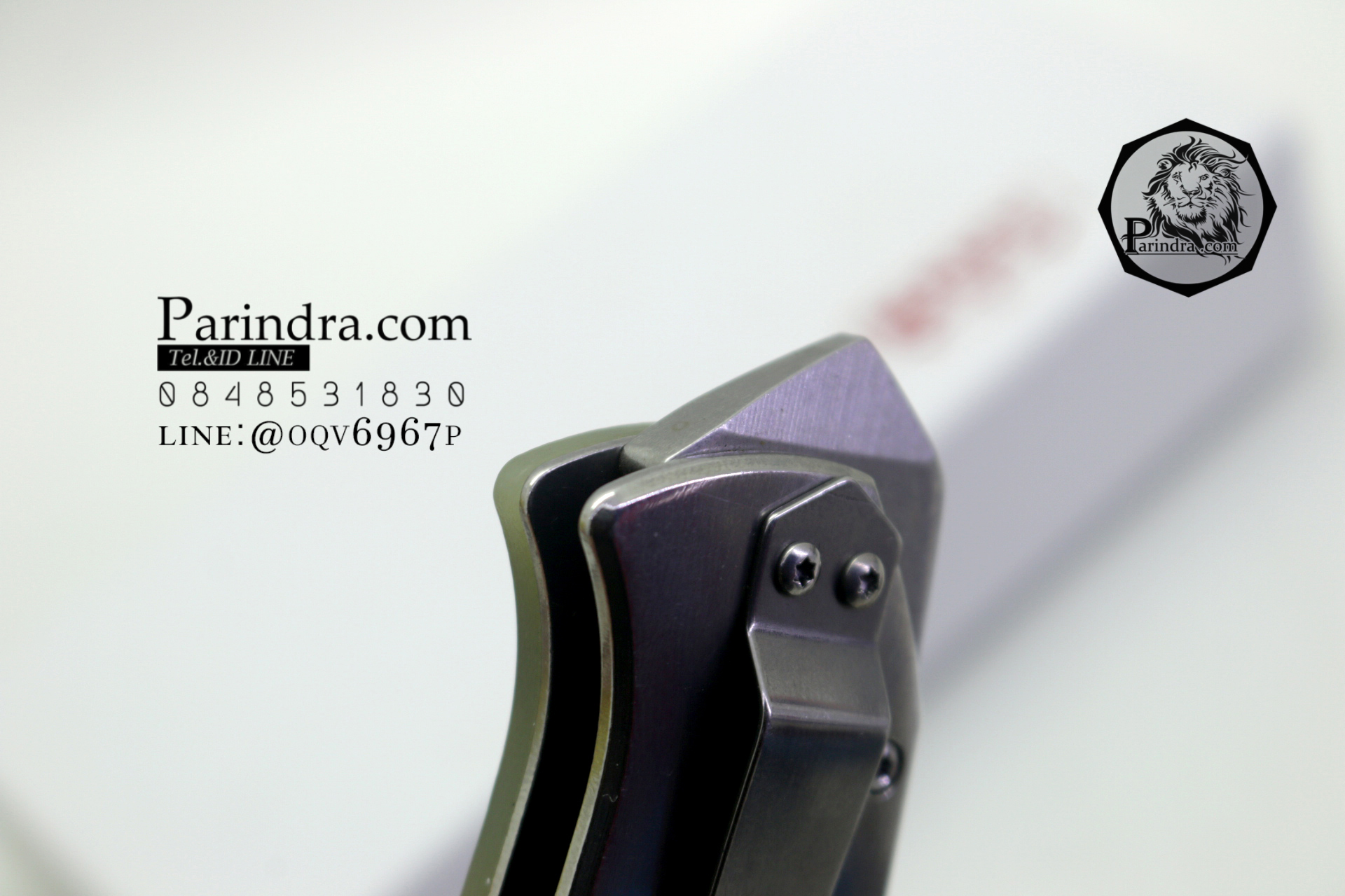 มีดพับ Navy รุ่น K801C สีเขียวทหาร ด้าม G10 ทรงสวย ของแท้ 100%