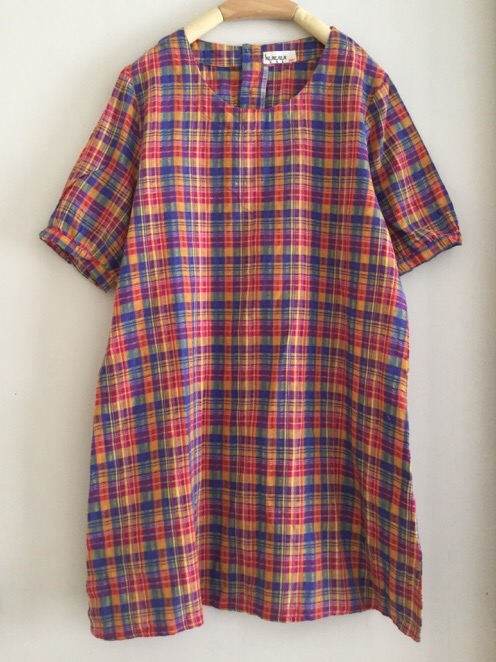 เสื้อผ้าฝ้ายนุ่มลายสก็อต