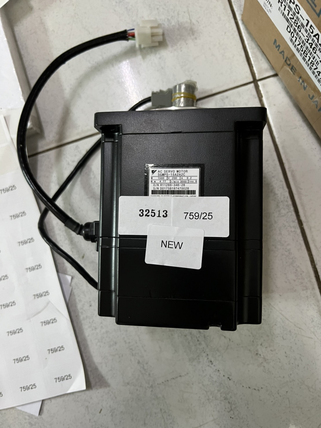 SGMPS-15A2A2C SERVO MOTOR " YASKAWA "
