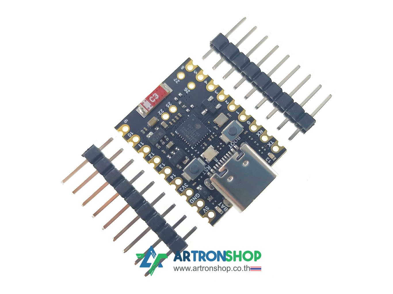 ESP32-H2 Super Mini บอร์ดพัฒนา ESP32-H2 จิ๋ว รองรับ Bluetooth Zigbee Thread