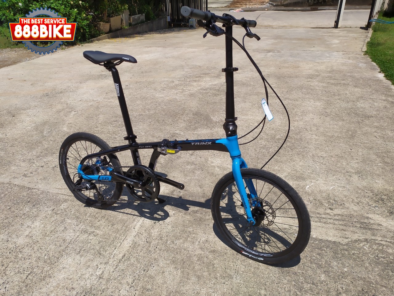 จักรยานพับ TRINX FLYBIRD 1.0-11 เฟรมอลู เกียร์ชิมาโน่ 8 สปีด ล้อ 20 นิ้ว แบร์ริ่ง ปี 2022