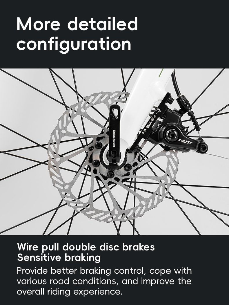 จักรยานเสือหมอบ ROCKBROS SPIN-W2M เฟรมอลูมิเนียม ชุดเกียร์ Shimano Claris R2000 (2x8 สปีด) ล้อ 700c