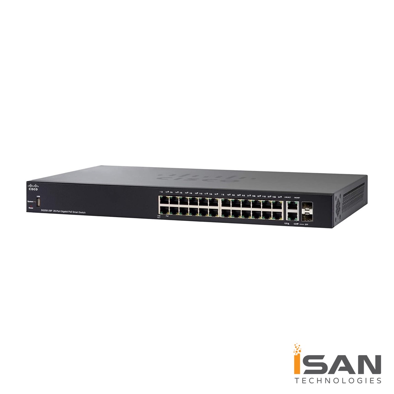 SG250-26P Cisco SG250-26P 26-port Gigabit PoE Switch
