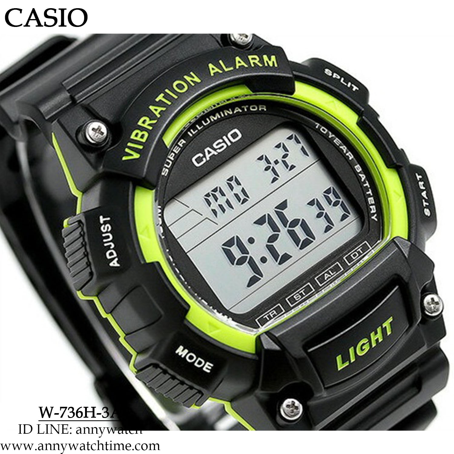 CASIO W-736H-3A