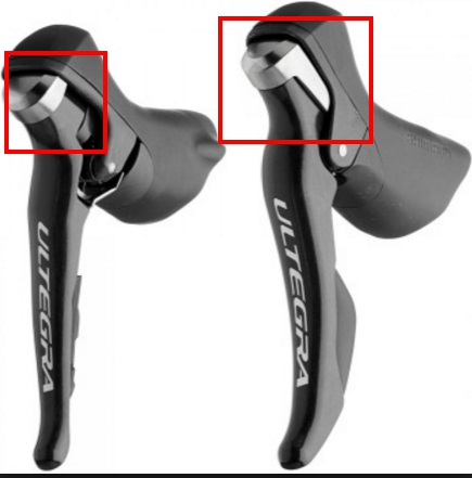 หน้ากากมือเกียร์ ULTEGRA ST-6700, ข้างขวา หรือ ข้างซ้าย (Name Plate)