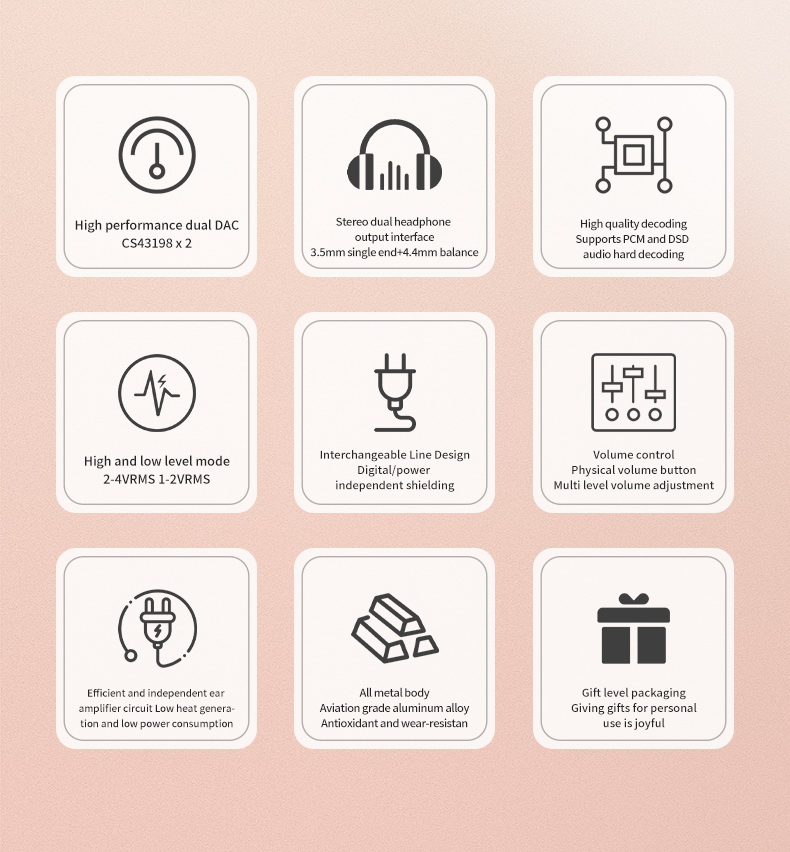 SuperTFZ Deco.5 DAC/AMP พกพาชิป CS43198 x2 ตัวเล็กกำลังขับสูง ไม่ต้องชาร์จ ไม่ต้องใช้ไดรเวอร์ ประกันศูนย์ไทย