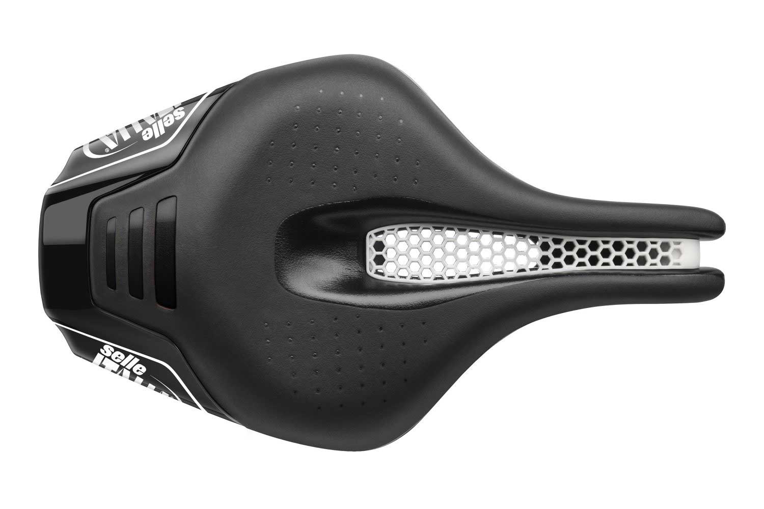 SELLE ITALIA อานนั่ง, IRON FLOW, ขนาด L, สีดำ (Triathlon), L1/2/3