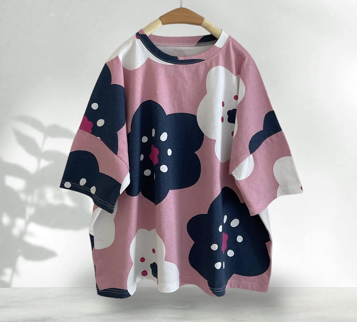 เสื้อยืดลายดอกไม้