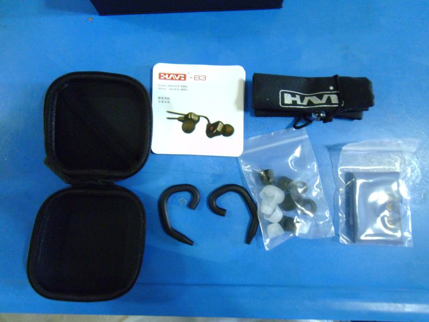 ขายหูฟัง Havi B3 Pro 1 หูฟังแบบ 2Driver บอดี้Gorilla Glass สายฉนวน OFC 30แกน รับประกัน1ปี