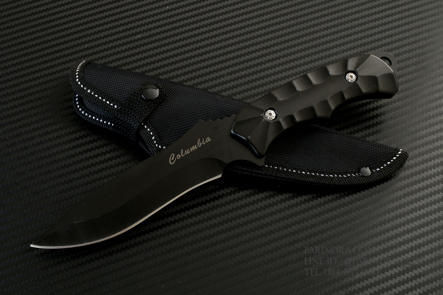 มีดใบตาย COLUMBIA รุ่น K603 ใบสีดำ คมกริบ คุณภาพเยี่ยม