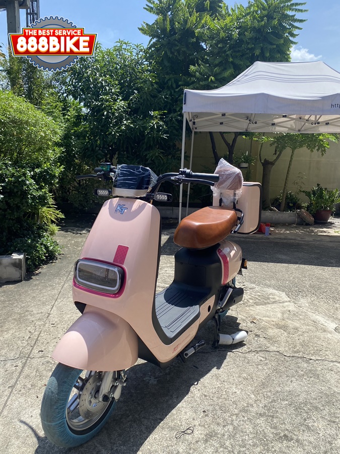 รถมอเตอร์ไซค์ไฟฟ้า KT รุ่น KT-T2 มาพร้อมกับหน้าจอ LED 1500W 60V 20AH ความเร็วสูงสุด 65 Km/h ระบบเกียร์ ระบบเป็นออโต้