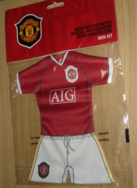 มินิคิต ชุดเสื้อติดกระจก ฟุตบอล สโมสรแมนเชสเตอร์ ยูไนเต็ด - HOME KIT 2006/07 ใหม่ / MANCHESTER UNITED Football Club Mini Kit - HOME KIT 2006/07 NEW
