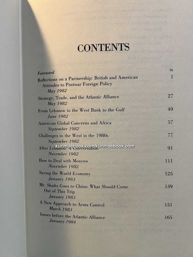 Observations: Selected Speeches and Essays 1982-1984 by Henry Kissinger