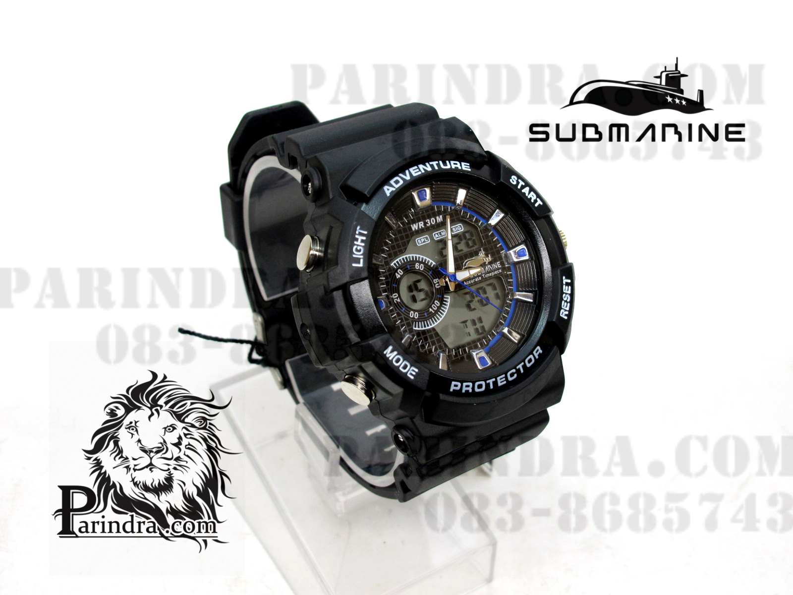 US submarine Protector รุ่น TP3147M สีดำตัดน้ำเงิน