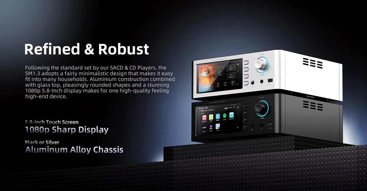 [สั่งจองล่วงหน้า] Shanling SM1.3 Hi-Fi Streamer DAC ระดับเรือธง รองรับ MQA Dual Hi-Res ประกันศูนย์ไทย