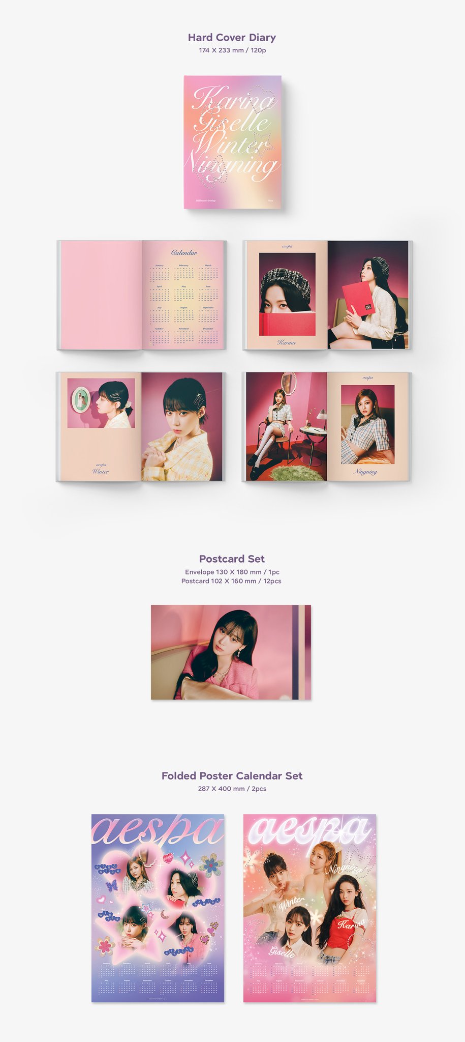 #Aespa #SM 2022 Season's Greetings พรีออเดอร์ 2-3 สัปดาห์