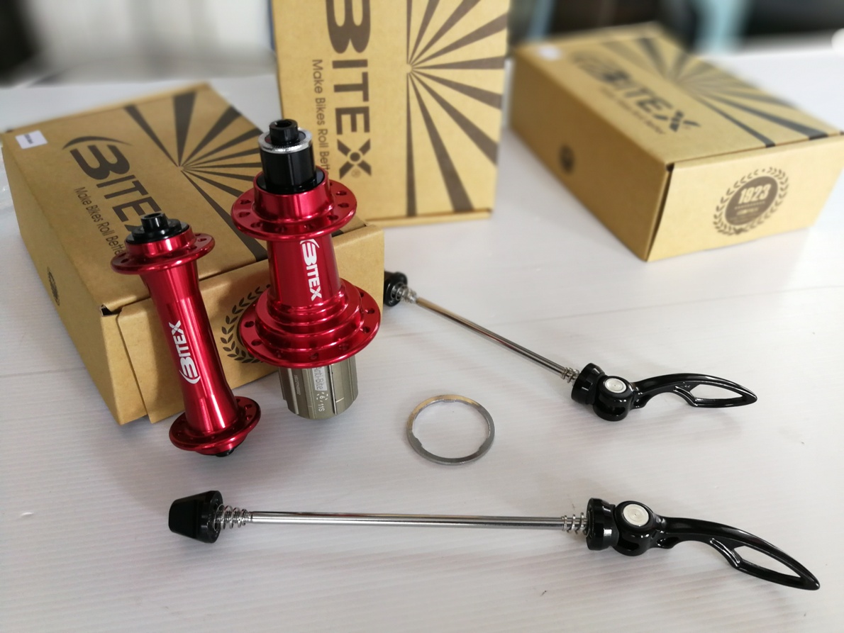 ดุมเสือหมอบ BITEX Road Hubs 2017 ,RAF10/RAR12, 7-11speeds Key Hole รองรับซี่กลมและแบน, 20/24h, 32/32h