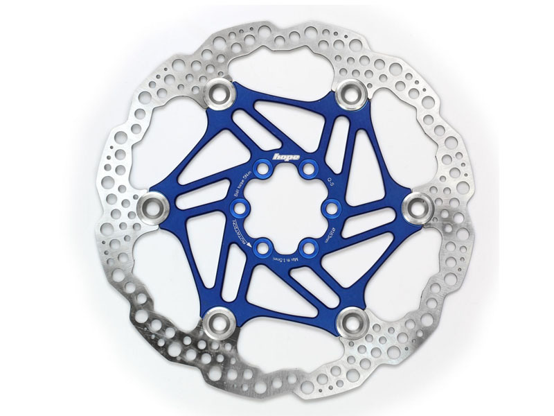 ใบดิสเบรค HOPE DISC ROTORS ,6 รู Laser cut and heat treated, 160MM