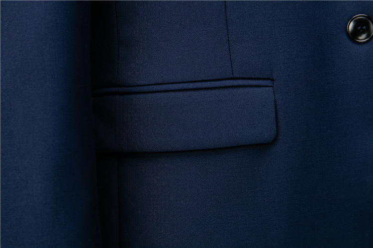 Pre-order เสื้อสูทชาย สีกรมท่า ทรงสลิม สไตล์เกาหลี