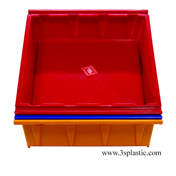 ลังทึบ ขนาด 51.5 x 53.5 x 15.5 cm. HDPE เบอร์ 422