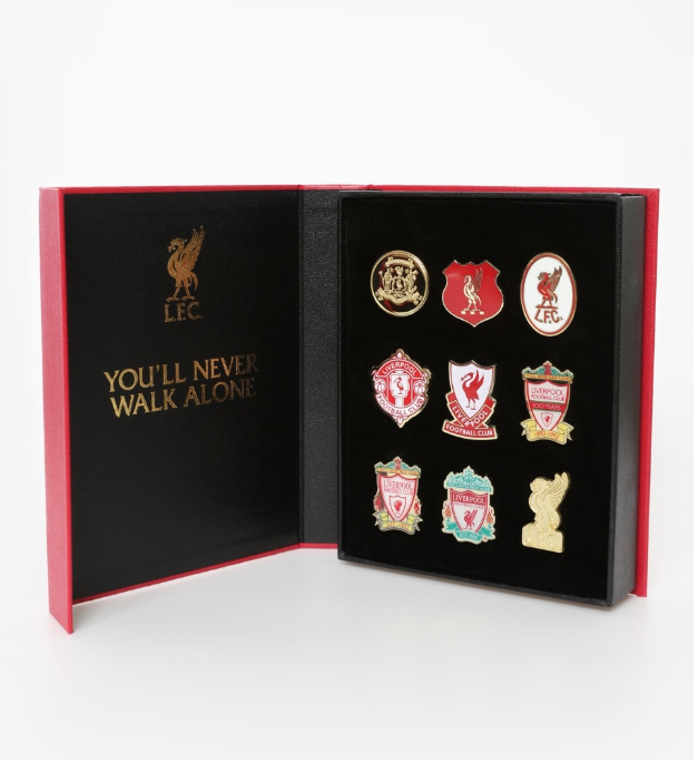 ชุดเข็มกลัดลิเวอร์พูล Crest Badge Set ของแท้