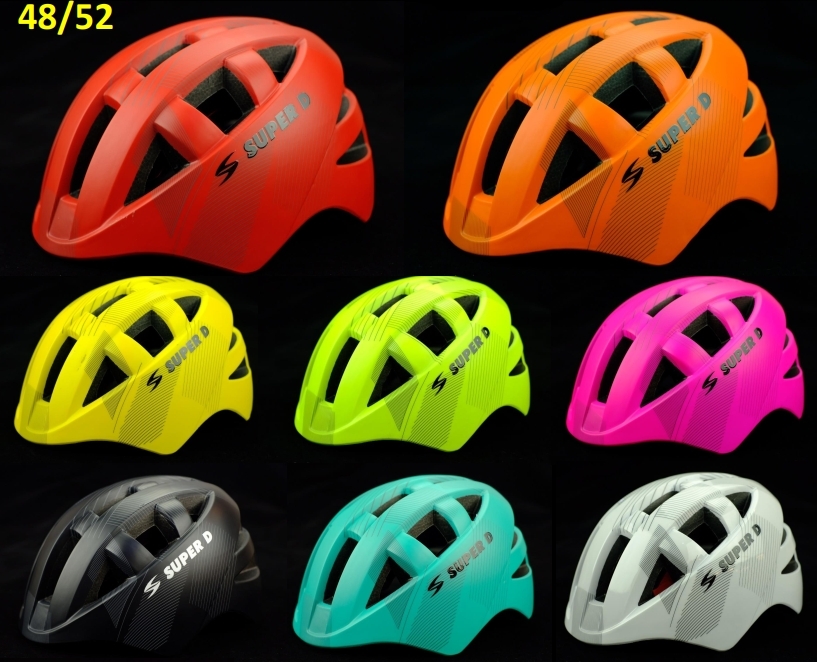 หมวกเด็ก หมวกจักรยาน SUPER-D KID HELMET, WT-022 ไชส์ M 48-52