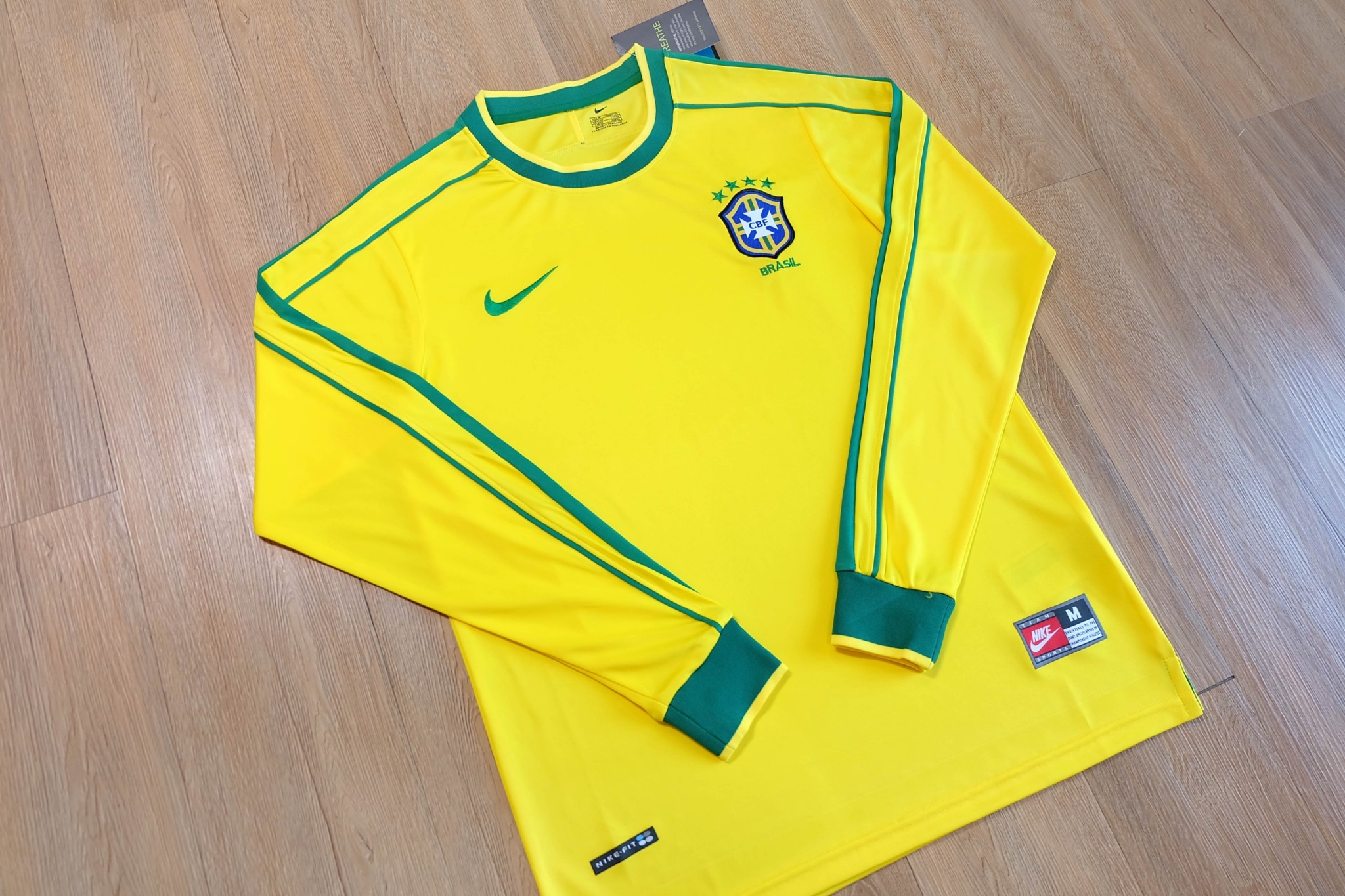 BRAZIL 1998 Vintage Jersey เสื้อฟุตบอลทีมชาติบราซิลย้อนยุค