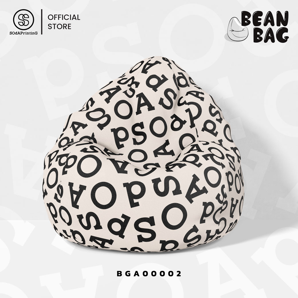 SOdA Original บีนแบค Beanbag รหัส BGA00002📌จัดส่งพร้อมโฟม #Beanbag #SOdAPrintinG