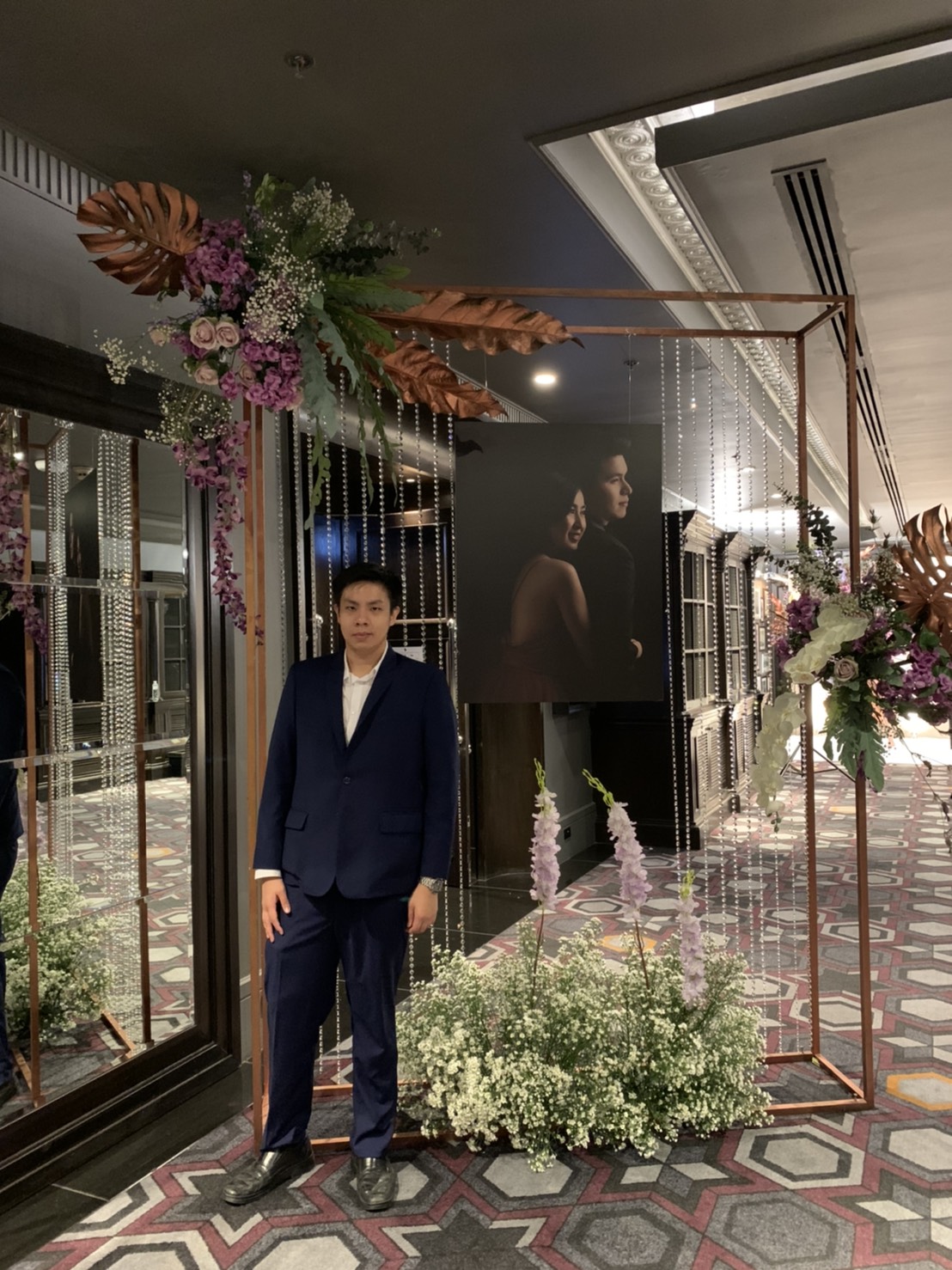 สูทตัดเช่า ชุดสูทชาย สีน้ำเงินเข้ม (ไม่ใช่สีกรมท่า) งานเนี๊ยบ ไม่มีเสื้อกั๊ก