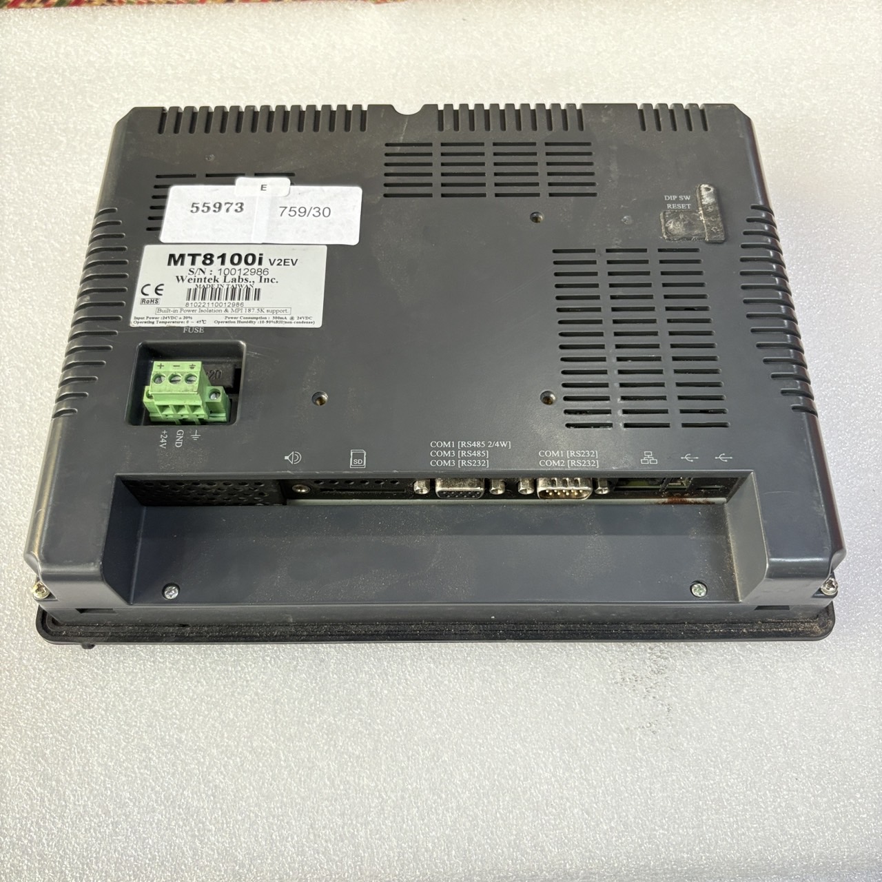 MT8100I V2EV HMI " WEINTEK "