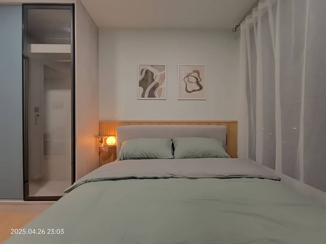 ให้เช่าคอนโดแอทโมซ คาแนล รังสิต ตึกC 29 ตร.ม.วิวสระ เฟอร์ครบ มีเครื่องซักผ้า ใกล้ฟิวเจอร์ พาร์ค