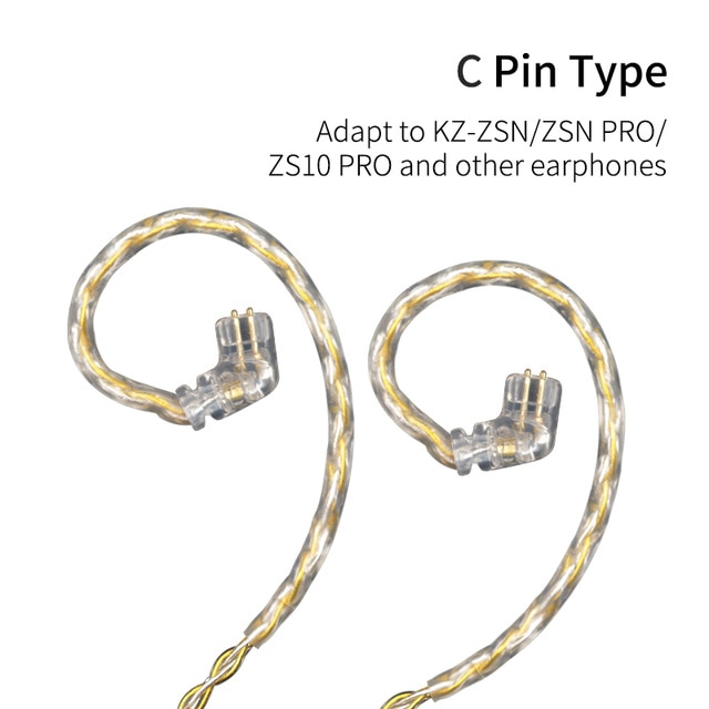 ขายสาย KZ Goldsilver cable สายถักชุบเงิน+ทอง 200 แกนรุ่นใหม่ล่าสุด